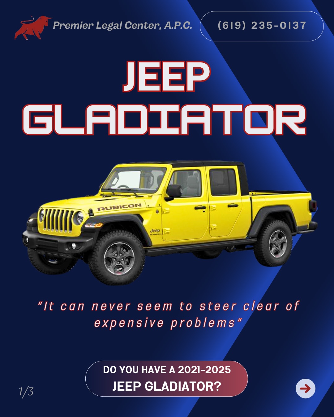 Premier Legal Center vehicle report 1; open for full-size details